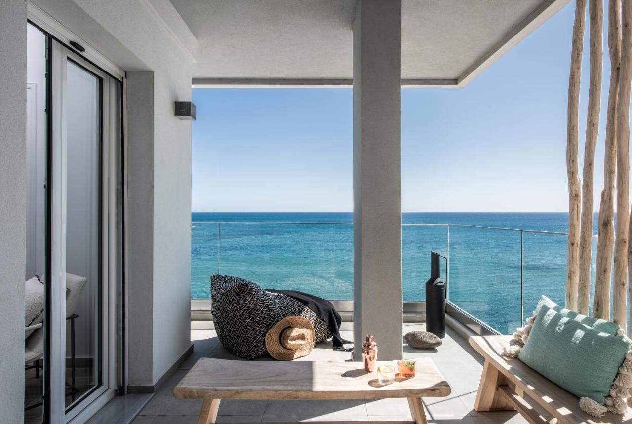 Khroma Luxury Suite 1 Beach Front Apartment Hersonissos  Exteriér fotografie