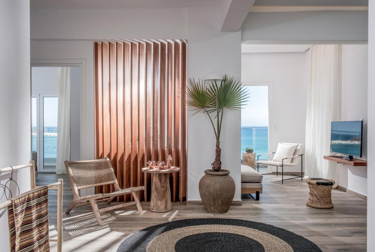 Khroma Luxury Suite 1 Beach Front Apartment Hersonissos  Exteriér fotografie